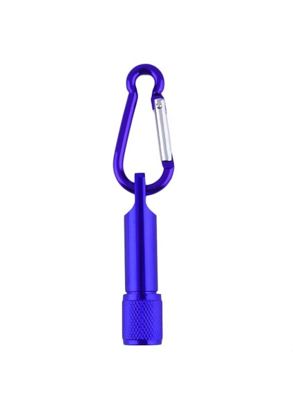 Mini Cep Taşınabilir Anahtarlık Anahtarlık LED Kamp El Feneri Torch Lambası Açık Mavi (Yurt Dışından)