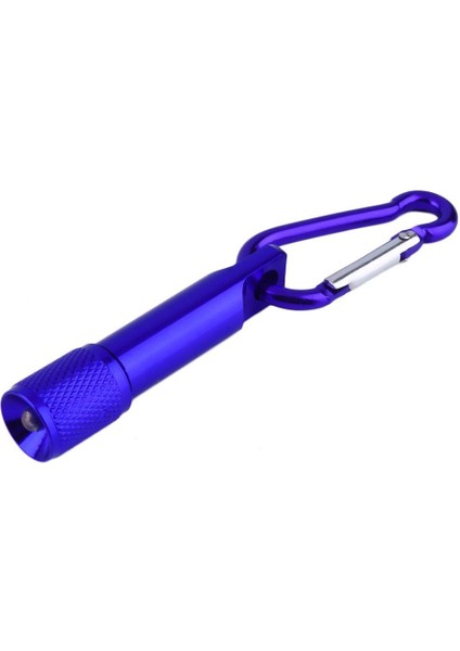 Mini Cep Taşınabilir Anahtarlık Anahtarlık LED Kamp El Feneri Torch Lambası Açık Mavi (Yurt Dışından)