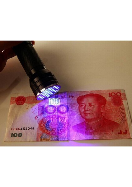 Uv Ultra Violet 21 LED El Feneri Mini Blacklight Alüminyum Torch Işık Lambası Yenı Dere (Yurt Dışından)