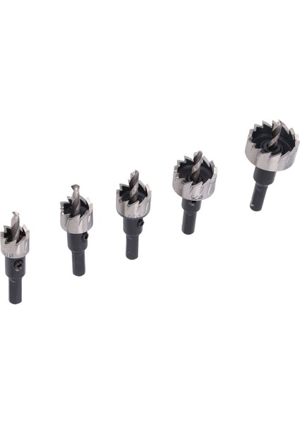 Metal Delik Testere, 5 Parça Matkap Ucu Delik Testere Alüminyum Için Yüksek Hız Çeliği Demir Için Çelik (Yurt Dışından)