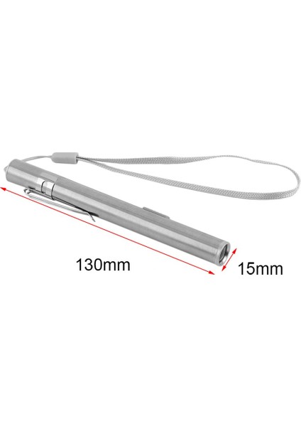 USB Şarj Edilebilir LED El Feneri Güçlü Mini LED Torch Su Geçirmez Tasarım Gümüş (Yurt Dışından) fırsatları