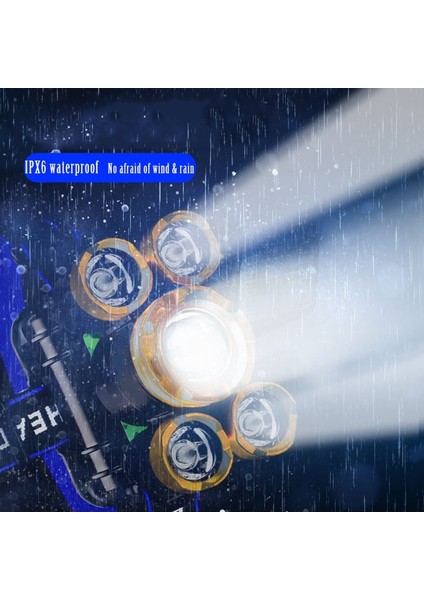 【rongcai】 Far El Feneri Kafa Lambası Şarj Edilebilir, Kamp Koşu Için Hareketli FARLAR-Z025 (Yurt Dışından)