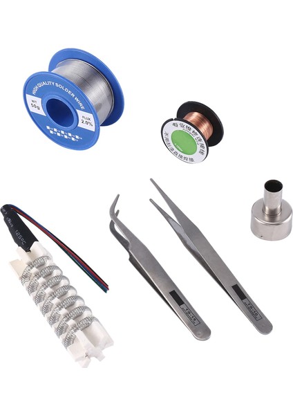 8586 Sıcak Sökme Hava Lehimleme Istasyonu Kiti Yedek Aksesuarlar Için Hava Nozulu Cımbız (Yurt Dışından) modelleri