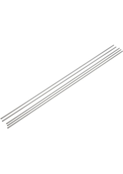 5 Adet Dıy Rc Modeli Paslanmaz Çelik Dairesel Yuvarlak Çubuk Çubuk 500MM x 3mm (Yurt Dışından)