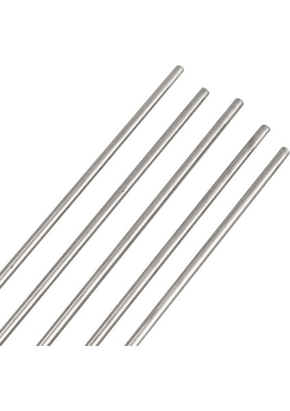 5 Adet Dıy Rc Modeli Paslanmaz Çelik Dairesel Yuvarlak Çubuk Çubuk 500MM x 3mm (Yurt Dışından)