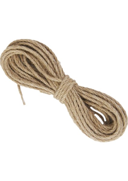 10M Doğal Mp Kablosu Jüt Kordon Sisal Halat 3mm Kordon Çuvalı (Yurt Dışından)
