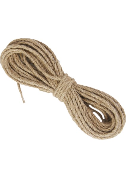 10M Doğal Mp Kablosu Jüt Kordon Sisal Halat 3mm Kordon Çuvalı (Yurt Dışından)