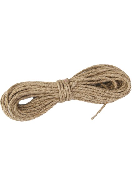 10M Doğal Mp Kablosu Jüt Kordon Sisal Halat 3mm Kordon Çuvalı (Yurt Dışından)