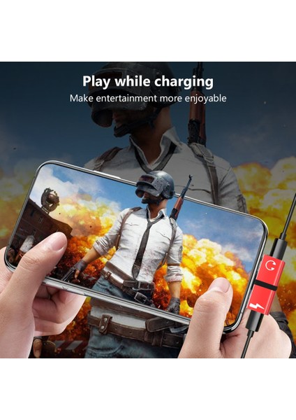 Aydınlatma Aux 3.5mm Adaptör Kulaklık Jakı USB C Aydınlatma Adaptörü Aydınlatma Çift Aydınlatma IPhone x Xs 7 8 11 Artı (Yurt Dışından) fırsatları