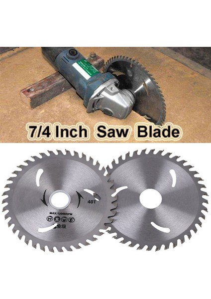 Dası 7/4 Inç Metal Karbür Dairesel Testere Bıçağı 40T Açı Öğütücü Bıçak Kesme Diski Ahşap Kesme Aleti Ağaç Işleme Için (Yurt Dışından)