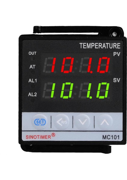 Sınotımer MC101 Dijital Ekran Pıd Sıcaklık Kontrol Cihazı Santigrat/fahrenhayt Modları Sensör Giriş Dönüştürücü Ssr Çıkışı (Yurt Dışından)