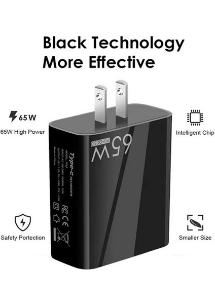 65W USB Tip C Şarj Cihazı USB Hızlı Şarj 3.0 5 Port Cep Telefonu Hızlı Pd Şarj Adaptörü IPHONE14 13 Pro Max Samsung Için (Yurt Dışından) indirimleri