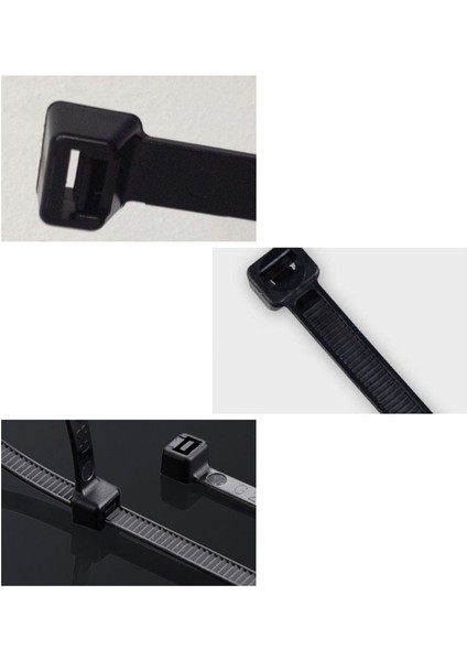 [ayak Izi] Kendinden Kilitlenen Plastik Naylon Kablo Bağı 100 Parça Siyah 5X300 Kablo Bağı Sabitleme Halkası 3X200 Endüstriyel Kablo Bağı Kablo Bağı Seti (Yurt Dışından) modelleri