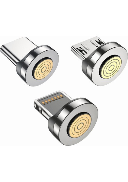 5-Pin Manyetik Kablo Adaptörü Mikro USB C Tipi Toz Fişleri Manyetik Ipuçları Cep Telefonu Mıknatıs Şarj Bağlayıcı iPhone Için (Yurt Dışından)