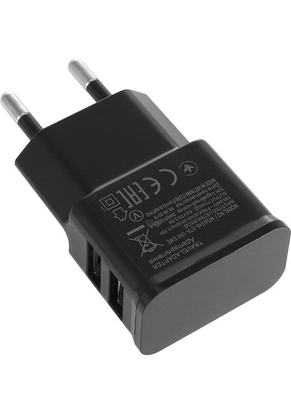 2022 Yeni Çift USB Şarj Aleti Ab Tak Adaptörü Duvar Hızlı Şarj Cihazı iPhone Hızlı Şarj Taşınabilir Cep Telefonu Seyahat Şarj Cihazı (Yurt Dışından) indirimleri