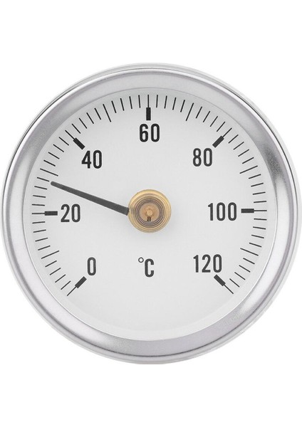 TS-W50A Termometre Sıcak Su Borusu Bimetal Sıcaklık Ölçer (Yurt Dışından)