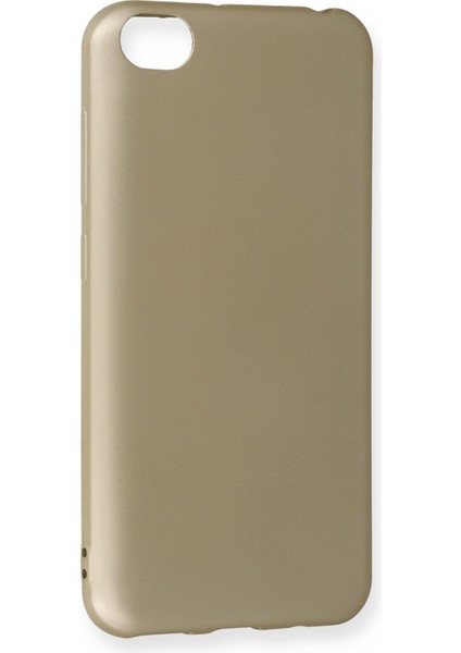 Xiaomi Redmi Go Kılıf Premium Rubber Silikon - Gold 323106