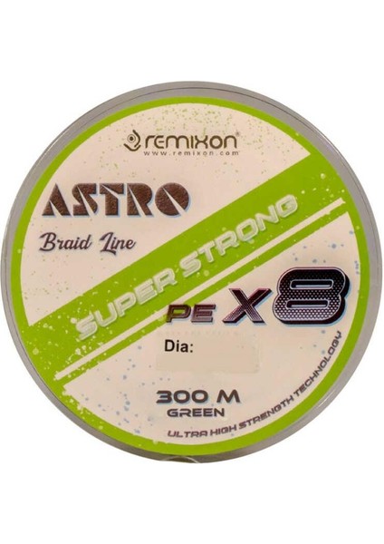 Astro 8x Green Ip Misina 300MT