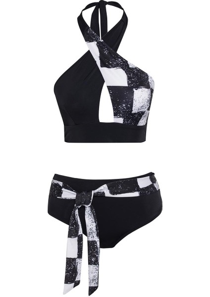 Sailor Moda Çapraz Bikini Takım