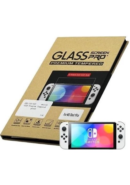 Nintendo Switch OLED Ekran Koruyucu Temperli Cam Filmi