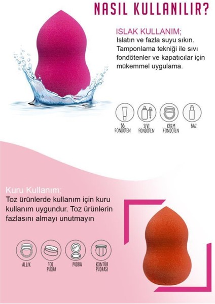 2'li Armut Sünger modelleri