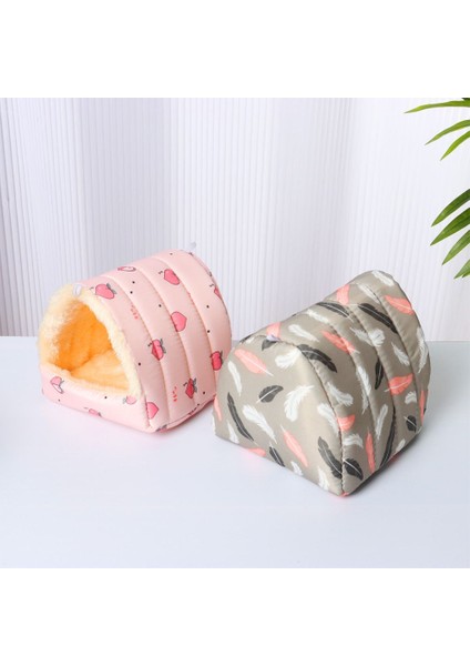 Type1-Xs Stili Renkli Rahat Tavşan Sincap Kış Hamster Evi Kobay Yuva Küçük Hayvan Uyku Yatak Sıcak Mat (Yurt Dışından) indirimleri