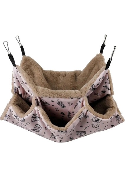 Y 20X20CM Stili Hamster Hamak Üç Katmanlı Küçük Pet Asılı Yatak Kış Sıcak Peluş Hamster Hamak Gelincik Sincap Için Yuva Kafesi Asılı (Yurt Dışından) modelleri
