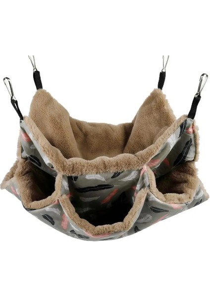 Y 20X20CM Stili Hamster Hamak Üç Katmanlı Küçük Pet Asılı Yatak Kış Sıcak Peluş Hamster Hamak Gelincik Sincap Için Yuva Kafesi Asılı (Yurt Dışından) fırsatları