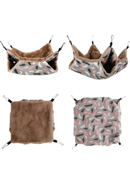 Y 20X20CM Stili Hamster Hamak Üç Katmanlı Küçük Pet Asılı Yatak Kış Sıcak Peluş Hamster Hamak Gelincik Sincap Için Yuva Kafesi Asılı (Yurt Dışından) indirimleri