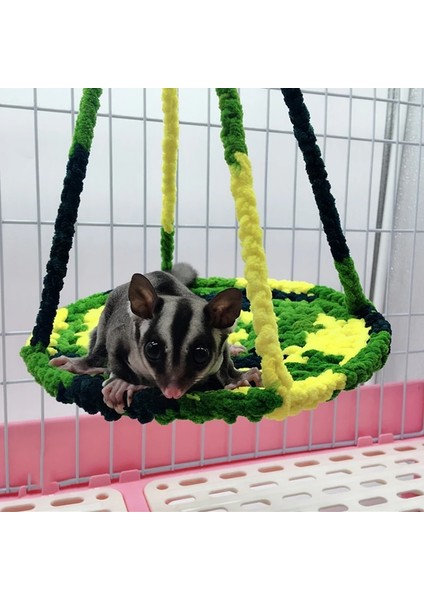 Pratik Tırmanma Halatı Örgü Hamak Salıncak Küçük Hayvanlar Için Asılı Ev Yatak Sıçan Ferretllas Hamster Kobay Oyun (Yurt Dışından)