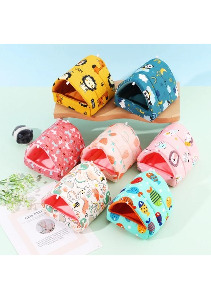 No.12 Tarzı M Beden Sevimli Karikatür Tavşan Sincap Mini Kafes Kobay Yuva Küçük Hayvan Fareler Sıçan Pet Uyku Yatağı Hamster Evi Kış Sıcak Yumuşak Mat (Yurt Dışından) fiyatları