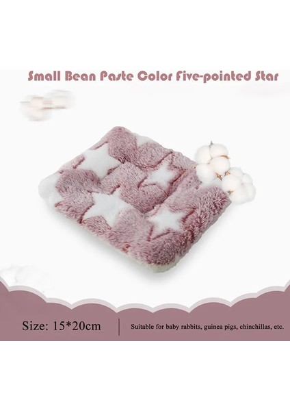 100 Adet Pamuk Top Tarzı Yumuşak Polar Hamster Mat Küçük Hayvanlar Kedi Sıçanlar Için Yatak Pet Tavşan Sıcak Battaniye Kobay Uyku Yatağı Hamster Aksesuarları (Yurt Dışından) fiyatları