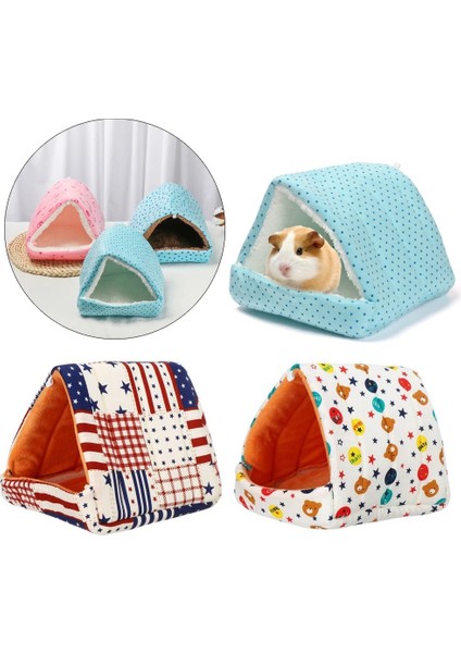 S Tarzı L Beden Küçük Hamster Evi Kobay Yuvası Sıcak Mat Yuva Küçük Hayvan Uyku Yatağı Yumuşak Peluş Hamster Evi Mağara Evcil Hayvan Malzemeleri (Yurt Dışından)