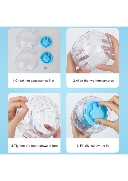 MAVI2-12CM Tarzı Plastik Açık Spor Topu Toplayıcı Sıçan Küçük Pet Kemirgen Fareler Koşu Topu Oyuncak Hamster Gerbil Sıçan Egzersiz Topları Oyun Oyuncakları (Yurt Dışından) fırsatları