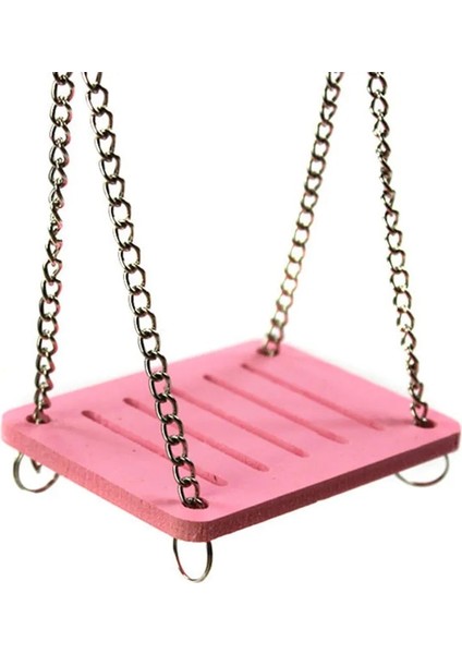 Pembe Tarzı Sevimli Papağan Hamster Küçük Salıncak Asılı Yatak Sallamak Süspansiyon Ev Sahne Pet Ürünleri Oyuncak Jw (Yurt Dışından)