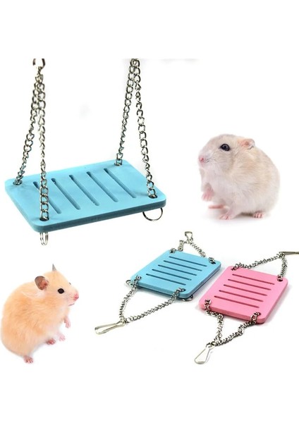 Pembe Tarzı Sevimli Papağan Hamster Küçük Salıncak Asılı Yatak Sallamak Süspansiyon Ev Sahne Pet Ürünleri Oyuncak Jw (Yurt Dışından) modelleri