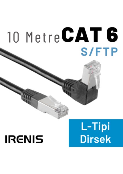 10 mt Cat6 S/ftp Dirsek Kablo