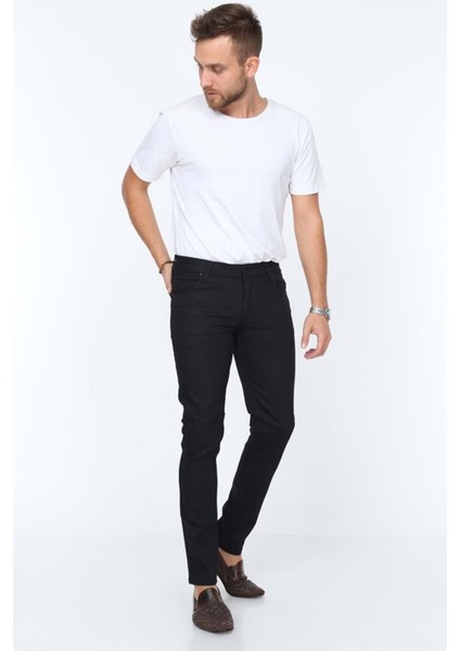 Digital Jeans Dar Kesim Slim Fit Erkek Siyah Kot Pantolon fırsatları