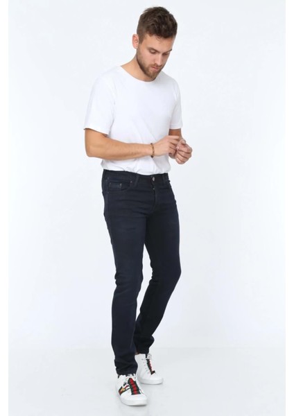 Digital Jeans Örme Hamur Kumaş Dar Kesim Slim Fit Erkek Haki Kot Pantolon modelleri