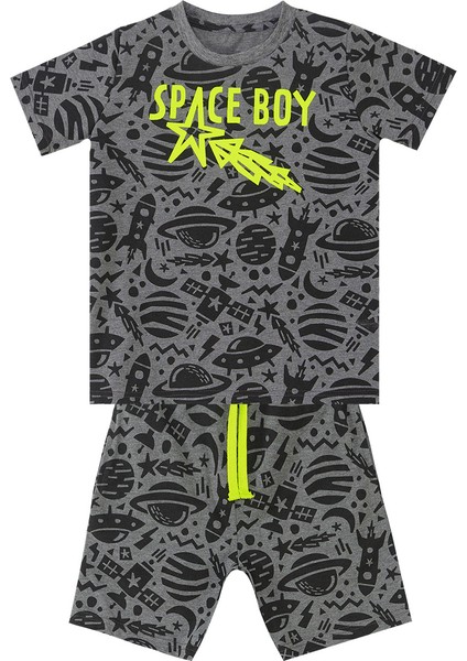 Uzay Roket Erkek Çocuk T-Shirt Şort Takım modelleri
