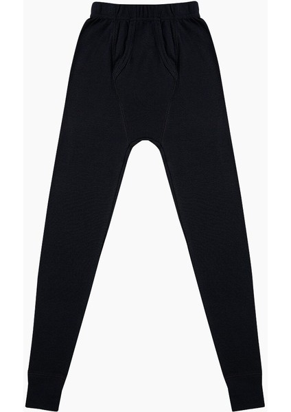 Siyah Pamuklu Termal İçlik Takımı Erkek Çocuklar İçin Konforlu Seçim modelleri