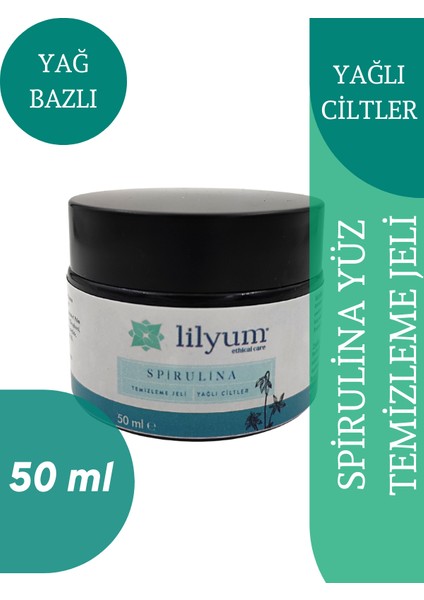 Lilyum Etik Bakim Spirulina Yüz Temizleme Jeli -Yağli Ciltler -50ML