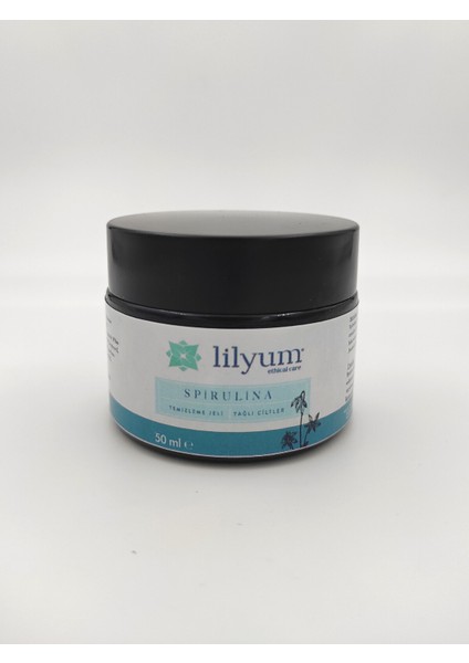 Lilyum Etik Bakim Spirulina Yüz Temizleme Jeli -Yağli Ciltler -50ML