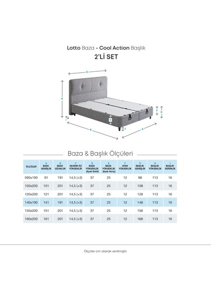 Bedding Lotto Baza, Cool Action Başlık Çift Kişilik 2'li Set - Mavi