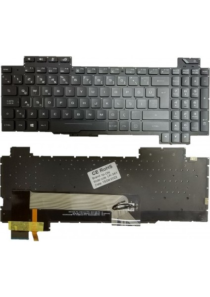 Asus Rog GL703GM-71250 Notebook Klavyesi Siyah Aydınlatmalı Tr fiyatları