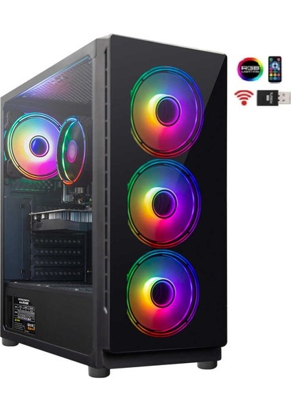 TX5143 Intel Core I5 8400 16GB Ram 512GB SSD 4gb GTX1050TI Gddr5 Freedos Bilgisayar