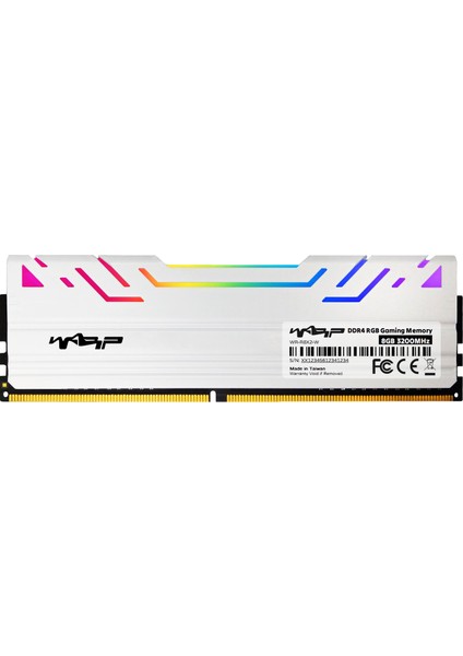 16GB (8x2) Ddr4 3200 Mhz Rgb Beyaz Pc Ram WR-R8X2-W
