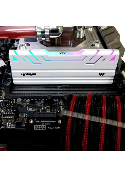 16GB (8x2) Ddr4 3200 Mhz Rgb Beyaz Pc Ram WR-R8X2-W