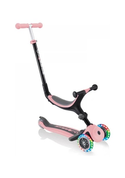 Go Up Foldable Plus Işıklı Scooter - Pastel Pembe