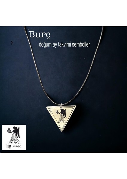 Başak Bürcüna Özel Hayvan Sembolü Hedıyelık Kolye